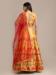 Picture of Beautiful Net & Silk Sandy Brown Lehenga Choli