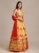 Picture of Beautiful Net & Silk Sandy Brown Lehenga Choli