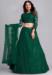 Picture of Comely Net Dark Green Lehenga Choli