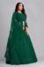 Picture of Comely Net Dark Green Lehenga Choli