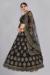 Picture of Resplendent Net & Silk Black Lehenga Choli