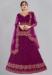 Picture of Comely Net & Silk Dark Magenta Lehenga Choli