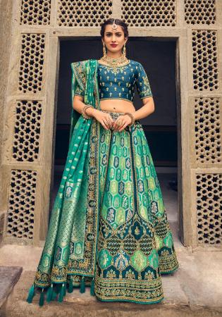 Picture of Resplendent Silk Midnight Blue Lehenga Choli