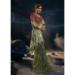 Picture of Wonderful Net Dark Olive Green Saree