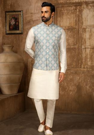 Picture of Appealing Silk Linen Kurtas