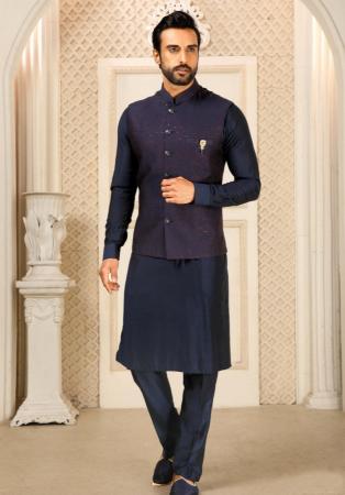 Picture of Nice Silk Dark Slate Grey Kurtas