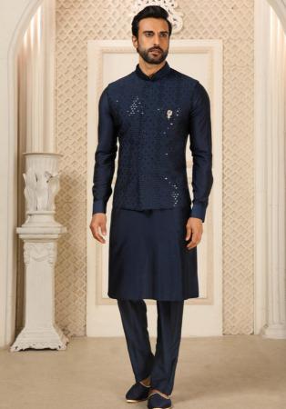 Picture of Appealing Silk Dark Slate Grey Kurtas