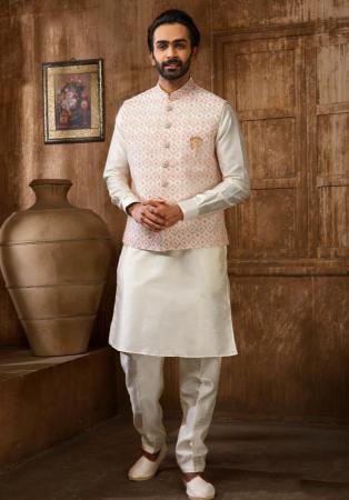 Picture of Alluring Silk Rosy Brown Kurtas