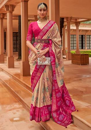 Picture of Taking Silk Tan Saree