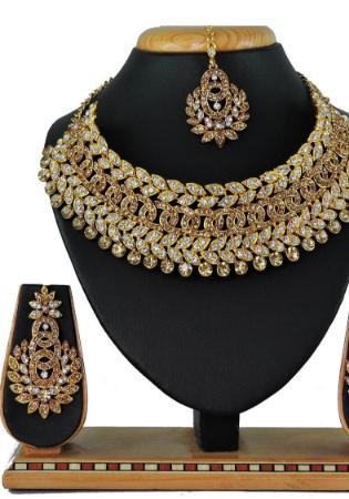 Picture of Fascinating Dark Khaki Necklace Set