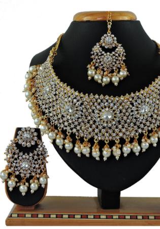 Picture of Stunning Dim Gray Necklace Set