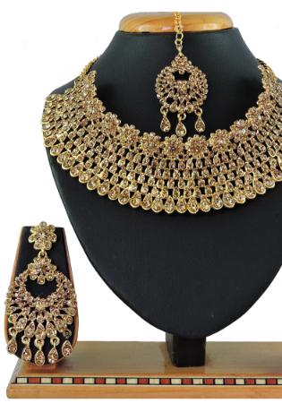 Picture of Excellent Golden Necklace Set