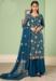 Picture of Georgette Midnight Blue Straight Cut Salwar Kameez