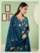 Picture of Georgette Midnight Blue Straight Cut Salwar Kameez