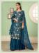 Picture of Georgette Midnight Blue Straight Cut Salwar Kameez