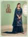 Picture of Georgette Midnight Blue Straight Cut Salwar Kameez