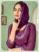 Picture of Nice Georgette Purple Straight Cut Salwar Kameez