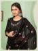 Picture of Taking Georgette Black Straight Cut Salwar Kameez