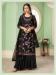 Picture of Taking Georgette Black Straight Cut Salwar Kameez