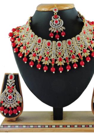 Picture of Good Looking Golden Necklace Set