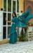 Picture of Gorgeous Georgette Teal Saree