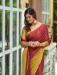 Picture of Classy Chiffon Maroon Saree