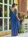 Picture of Enticing Chiffon Midnight Blue Saree