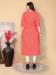 Picture of Graceful Cotton Salmon Kurtis & Tunic