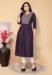 Picture of Shapely Cotton Dim Gray Kurtis & Tunic