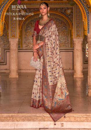 Picture of Superb Silk Rosy Brown Saree