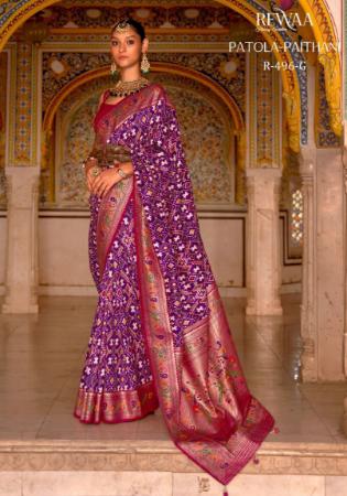 Picture of Marvelous Silk Purple Saree