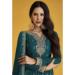 Picture of Georgette Dark Slate Grey Anarkali Salwar Kameez