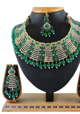 Picture of Lovely Sea Green Necklace Set