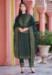 Picture of Georgette Dark Slate Grey Straight Cut Salwar Kameez