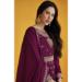 Picture of Exquisite Georgette Purple Anarkali Salwar Kameez