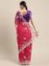 Picture of Wonderful Silk & Organza Deep Pink Saree