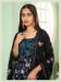 Picture of Charming Georgette Black Straight Cut Salwar Kameez