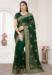 Picture of Radiant Silk Forest Green Saree