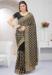 Picture of Delightful Georgette Black Saree