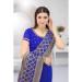 Picture of Superb Georgette Midnight Blue Saree