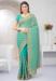 Picture of Enticing Georgette Dark Cyan Saree