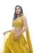 Picture of Exquisite Silk Golden Rod Lehenga Choli