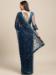 Picture of Ravishing Net & Silk Midnight Blue Saree