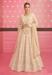 Picture of Georgette Pale Golden Rod Anarkali Salwar Kameez