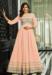 Picture of Magnificent Georgette Wheat Anarkali Salwar Kameez