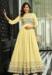 Picture of Georgette Navajo White Anarkali Salwar Kameez