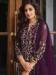 Picture of Alluring Net Brown Anarkali Salwar Kameez