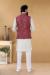 Picture of Shapely Silk Off White Kurtas