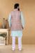 Picture of Sightly Silk Light Steel Blue Kurtas