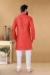 Picture of Enticing Cotton & Silk Crimson Kurtas